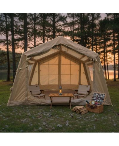 Streamdale Furniture Надувная кемпинговая палатка на 4-6 человек, 8.2'x10.5"