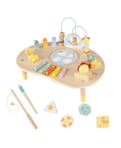 Slickblue Игровой стол для малышей 7-in-1 Montessori Sensory Play