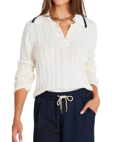 Bishop + Young Women's BISHOP + YOUNG Jackie Polo Long Sleeve Sweater