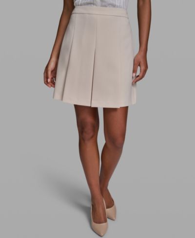 KARL LAGERFELD PARIS Women's Pleated Mini Skirt