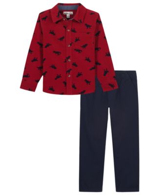 Kids Headquarters Детский комплект: рубашка с длинным рукавом и брюки, 2-Piece Set, 2T-5T