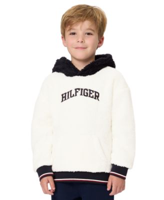 Tommy Hilfiger комплект из 2 предметов для мальчиков-малышей 2T-5T: худи с капюшоном из флиса sherpa и джоггеры