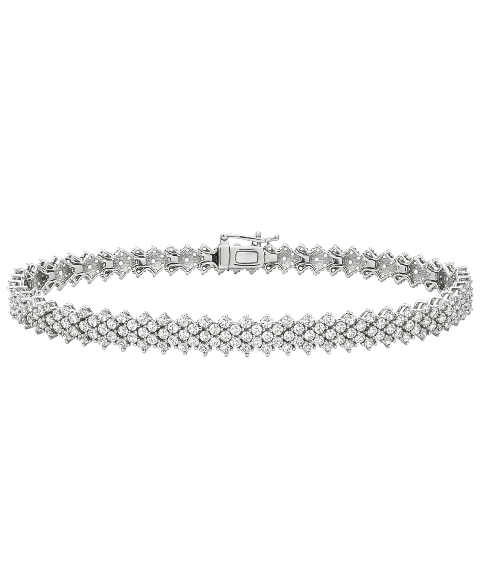Браслет Diamond Tennis в серебре Sterling Silver (4 ct. t.w.)