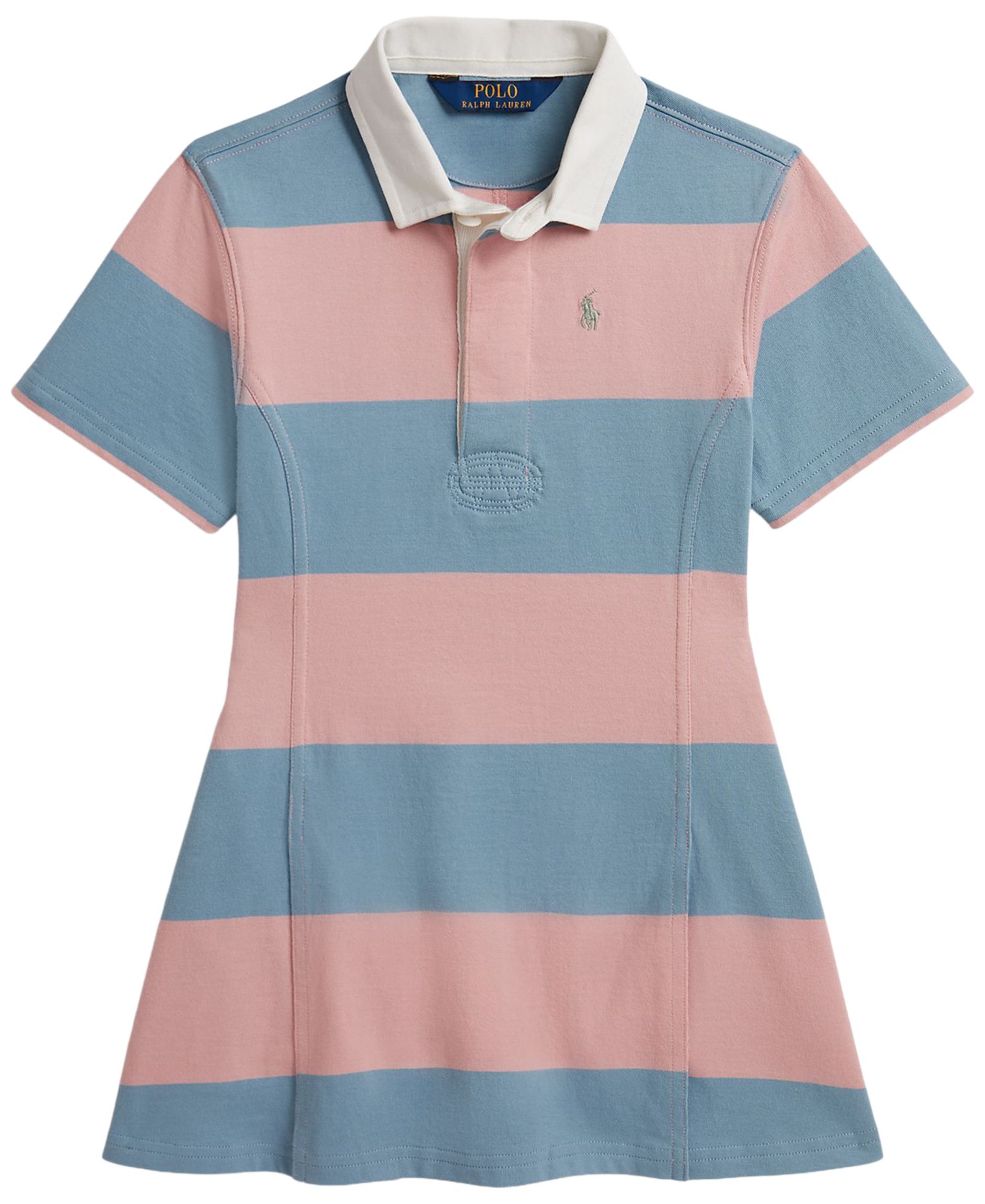 Polo Ralph Lauren платье регбийное с коротким рукавом для девочек 2T-6X