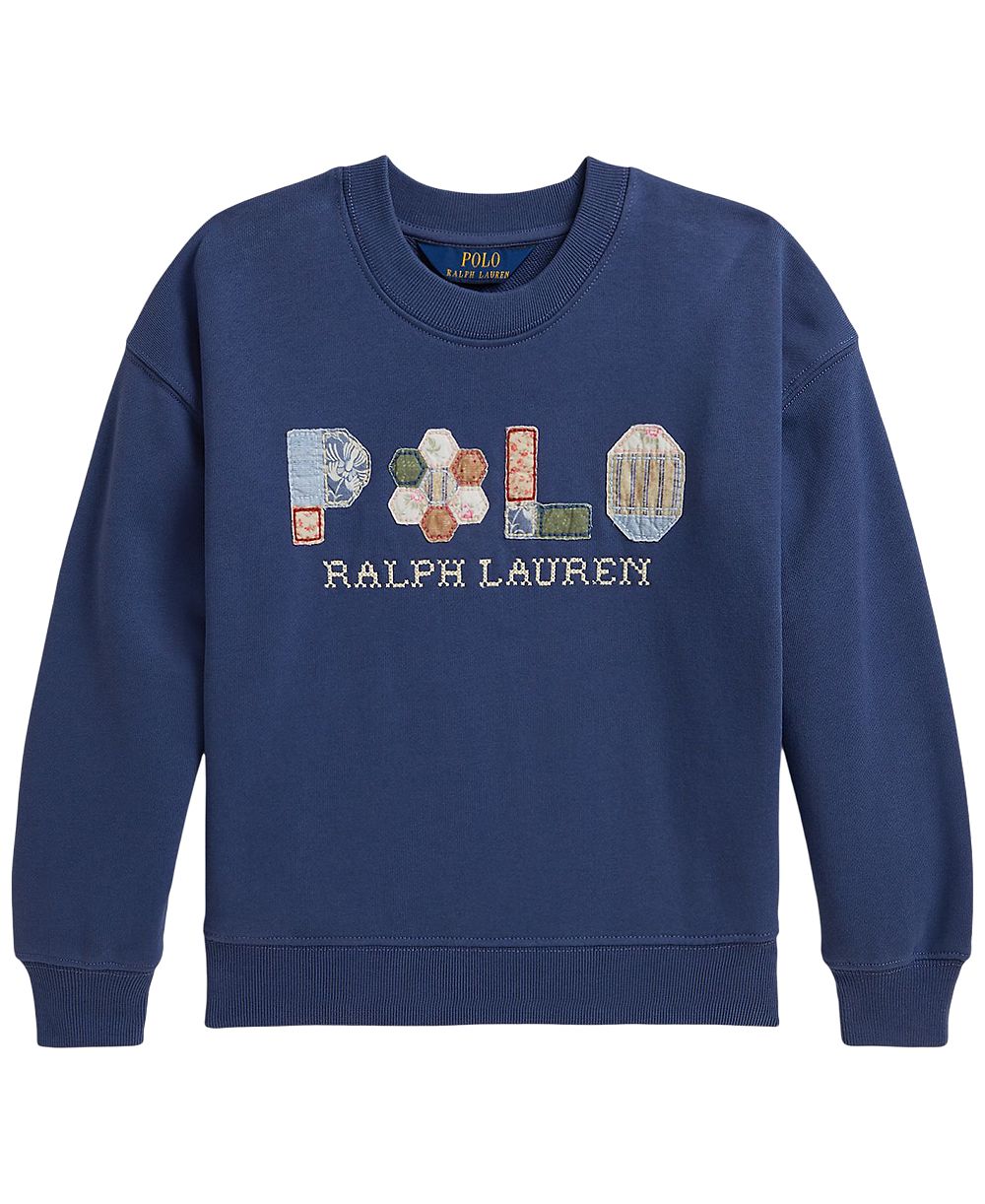 Детская толстовка Polo Ralph Lauren 2T-6X Patchwork-Logo French Terry
