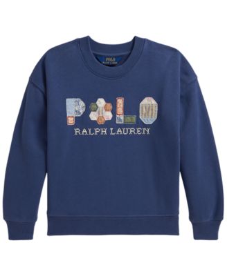 Детская толстовка Polo Ralph Lauren 2T-6X Patchwork-Logo French Terry