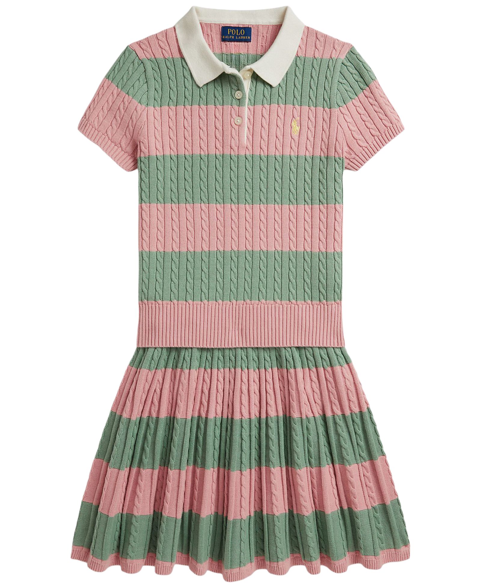 Детский комплект Polo Ralph Lauren 2-Piece Set Short-Sleeve Sweater and Skirt