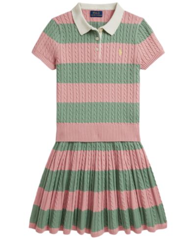 Детский комплект Polo Ralph Lauren 2-Piece Set Short-Sleeve Sweater and Skirt