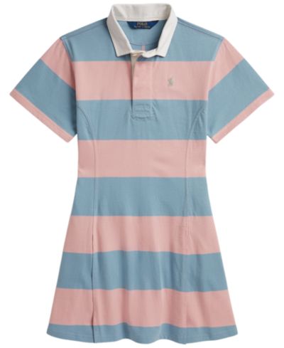 Polo Ralph Lauren Детское поло в полоску с коротким рукавом, платье