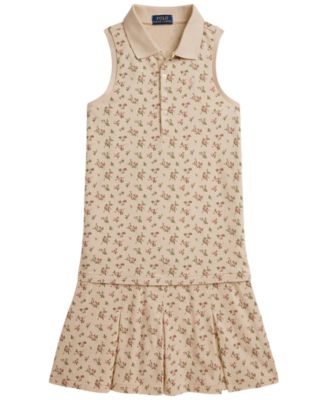Polo Ralph Lauren Детский Floral Stretch Mesh Polo Shirt и Skort, 2-Piece Set