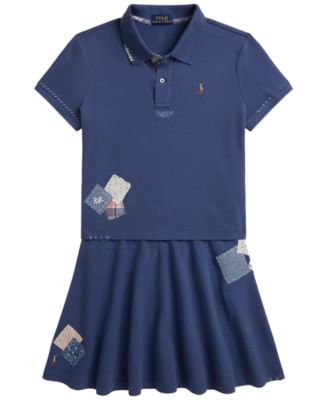 Polo Ralph Lauren Детский комплект из рубашки поло с коротким рукавом и юбки, 2-Piece Set