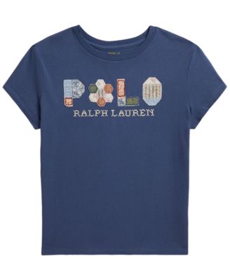 Polo Ralph Lauren Girls' 7-16 Short-Sleeve Jersey T-Shirt