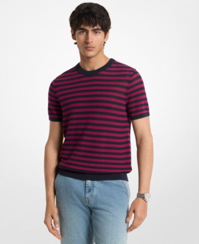 Michael Kors Men's Slim-Fit Crewneck Cotton T-Shirt