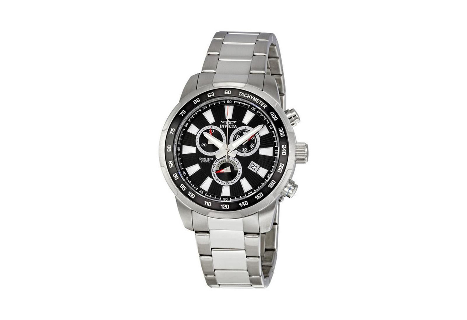 Invicta Men's 1555 Specialty Quartz Chronograph Black Dial Watch