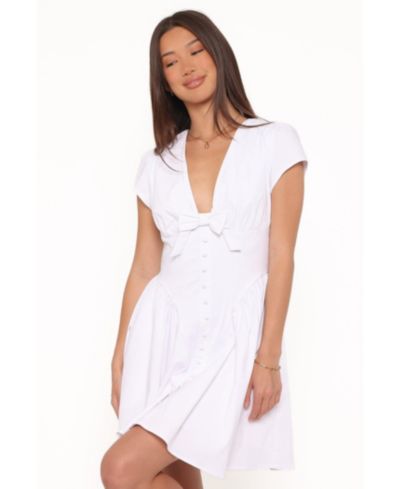 Petal and Pup Women's Lyssa Bow Front Mini Dress