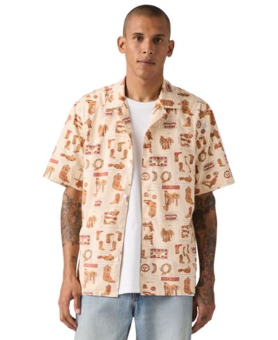 Мужская рубашка Levi's Premium Short-Sleeve Camp Collar