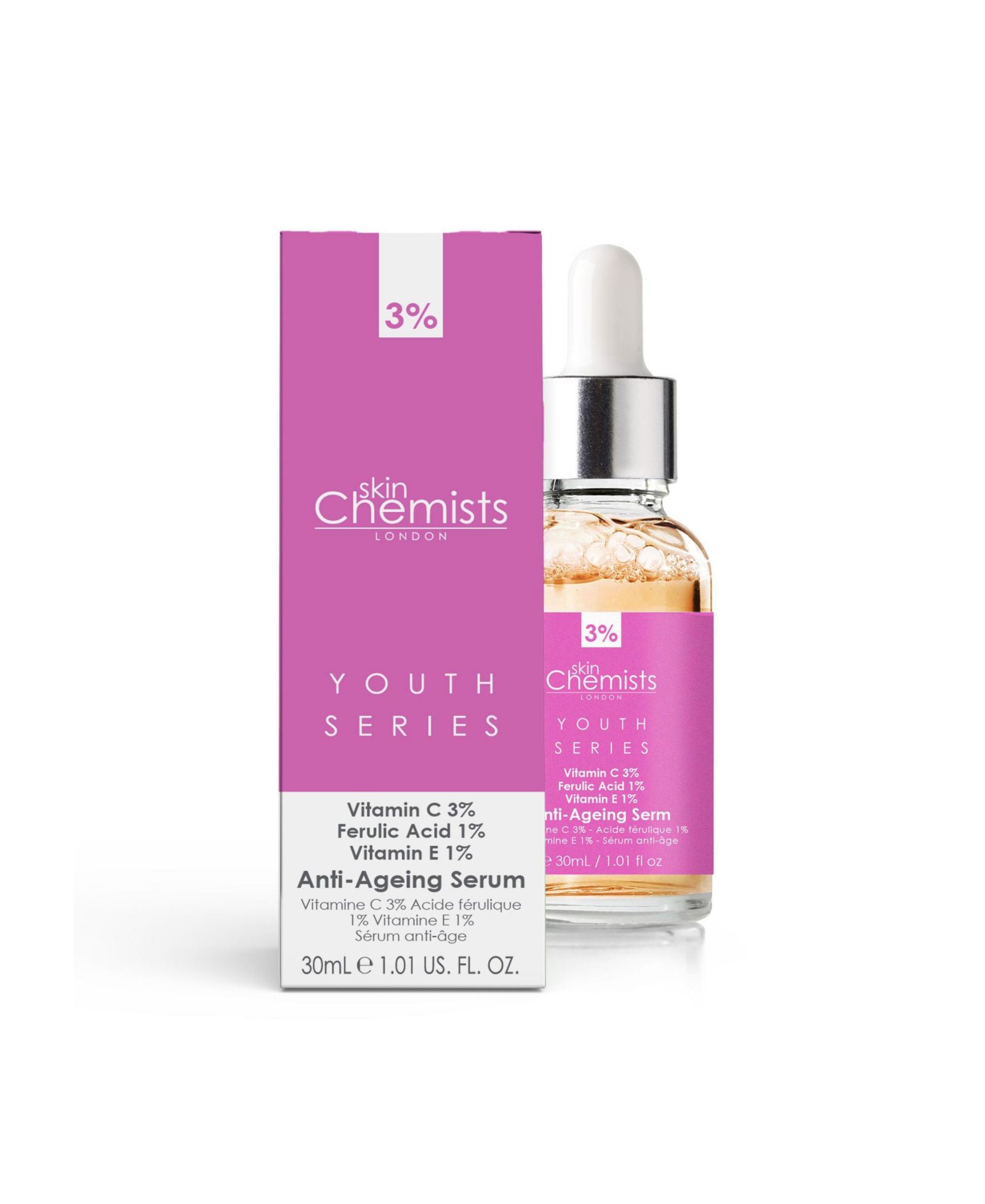 Сыворотка skinChemists Anti-Aging Advanced Vitamin C 3% 30ml