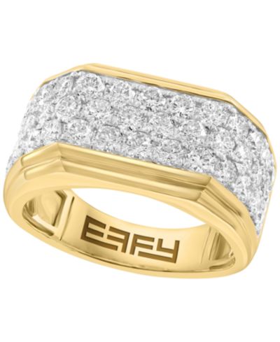 Кольцо EFFY Collection Lab Grown Diamond (2-1/2 ct. t.w.) в золоте поверх серебра