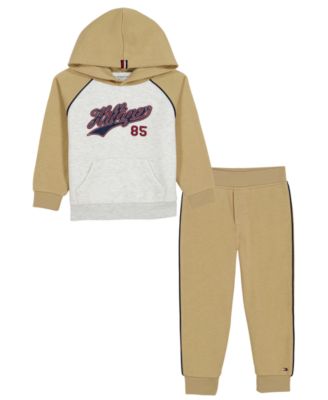 Комплект из 2 предметов Tommy Hilfiger для малышей: худи с капюшоном и джоггеры, размер 2T-5T