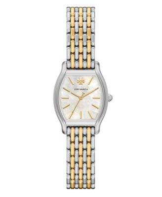 Tory Burch Women's Small Eleanor Curve Two-Tone Bracelet Watch 24mm