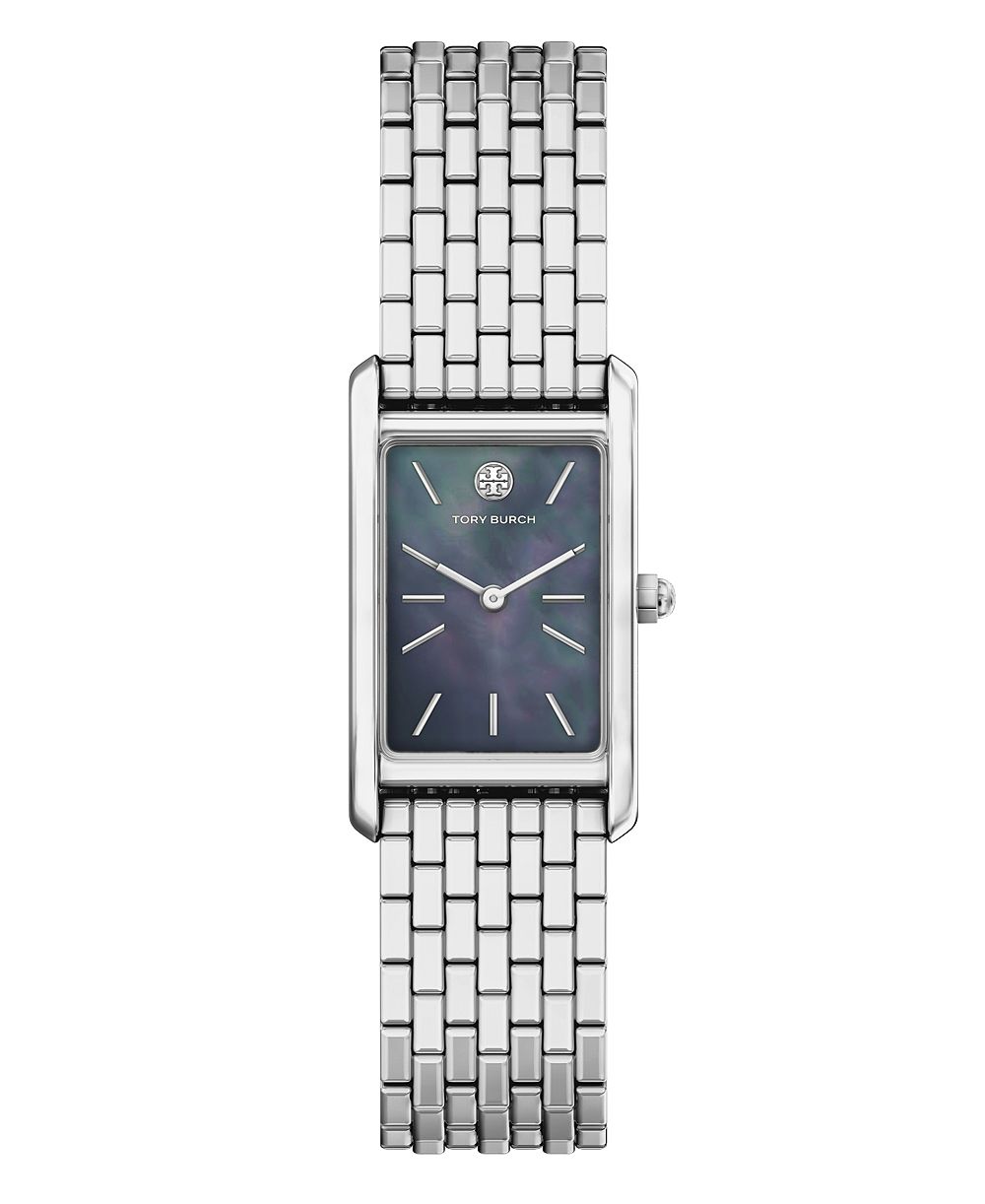Tory Burch женские наручные часы на стальном браслете Silver Eleanor, 20 мм
