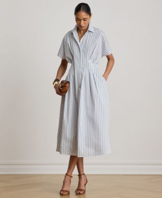 Платье-рубашка Lauren Ralph Lauren Petite с коротким рукавом