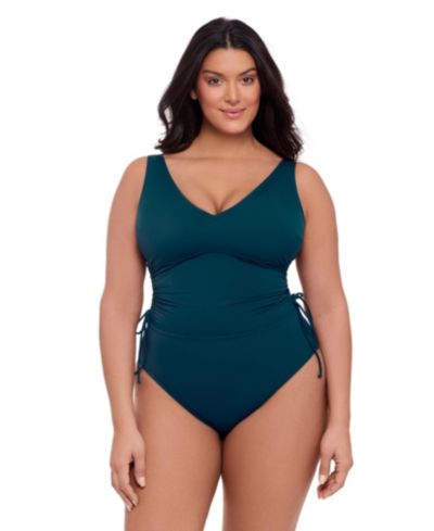 Слитный купальник S3 Apparel Women's Sculpting Cinched Adjustable One-Piece