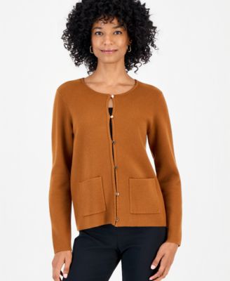JM Collection Женский кардиган на пуговицах с круглым вырезом, эксклюзив Macy's