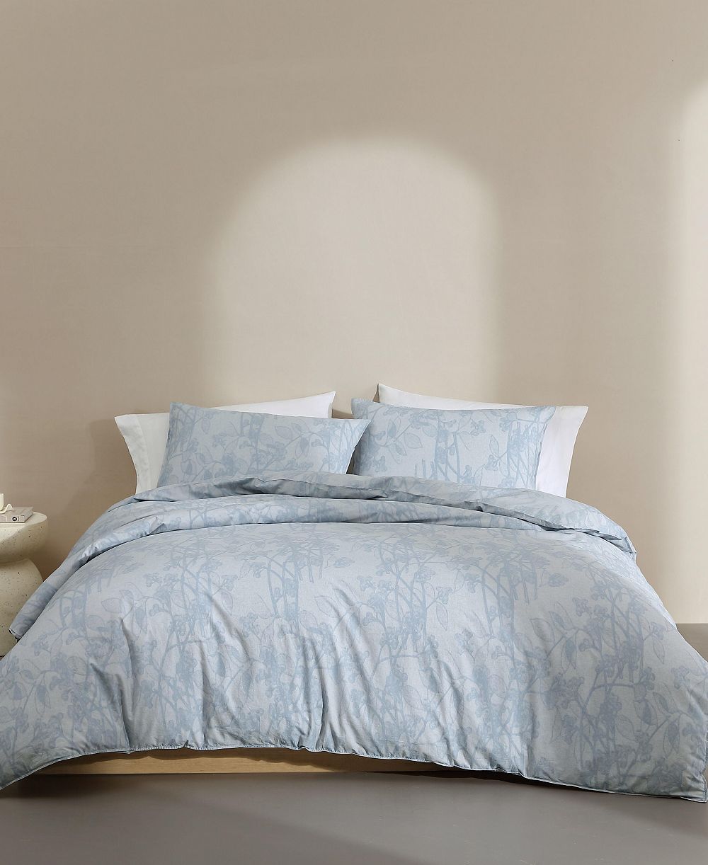 Calvin Klein Bayberry Percale 3-Pc Duvet Cover Set, Queen