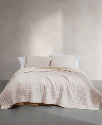 Calvin Klein Signature Solid 3-Pc. Quilt Set, Queen