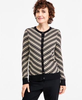 JM Collection женский кардиган с длинным рукавом Lurex
