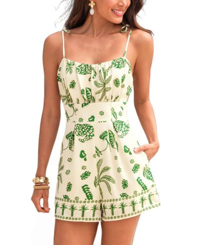 Ромпер Cupshe Women's Sunburnt Tropical