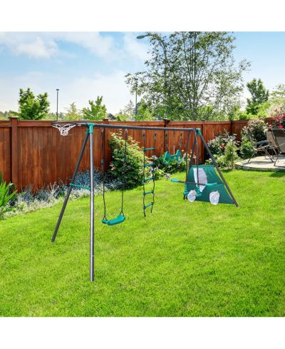 Детский игровой комплекс Streamdale Furniture Four Swing Set Playground Paradise
