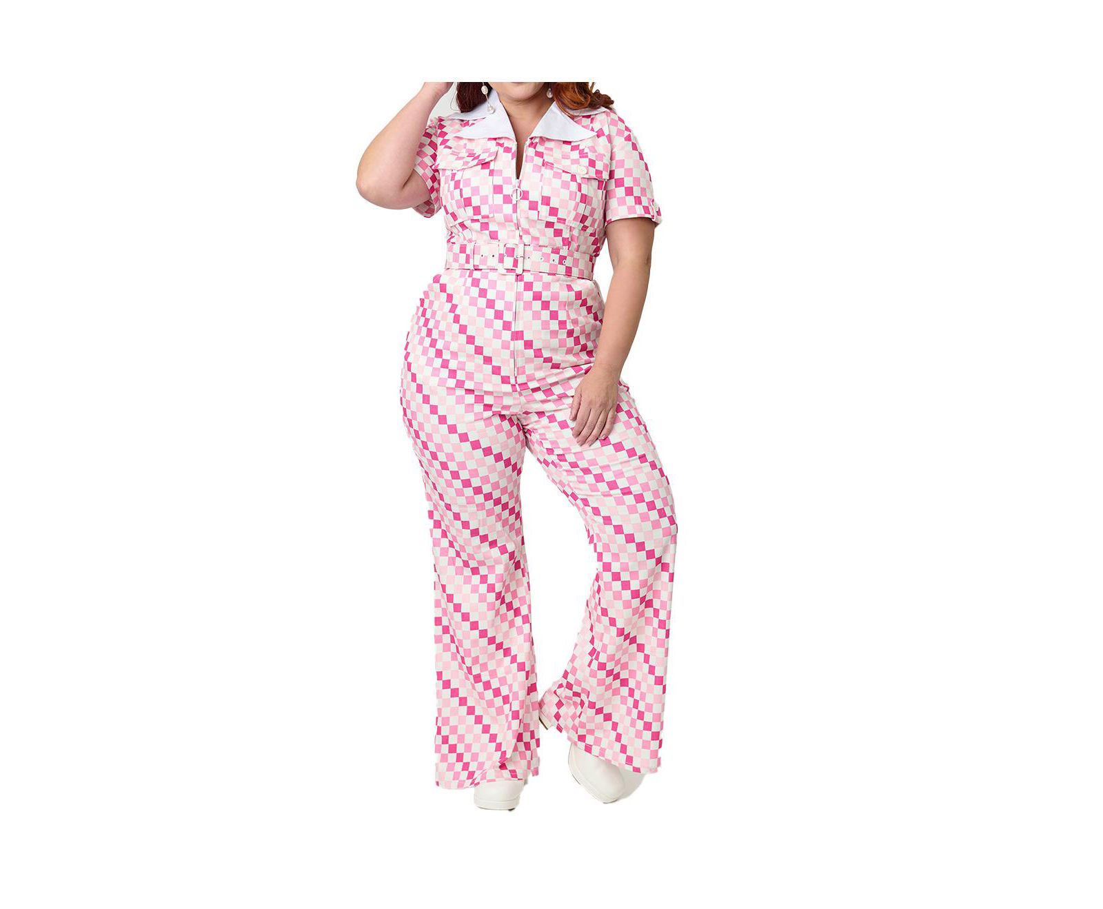 Smak Parlour Plus Size Valentine Flare Jumpsuit