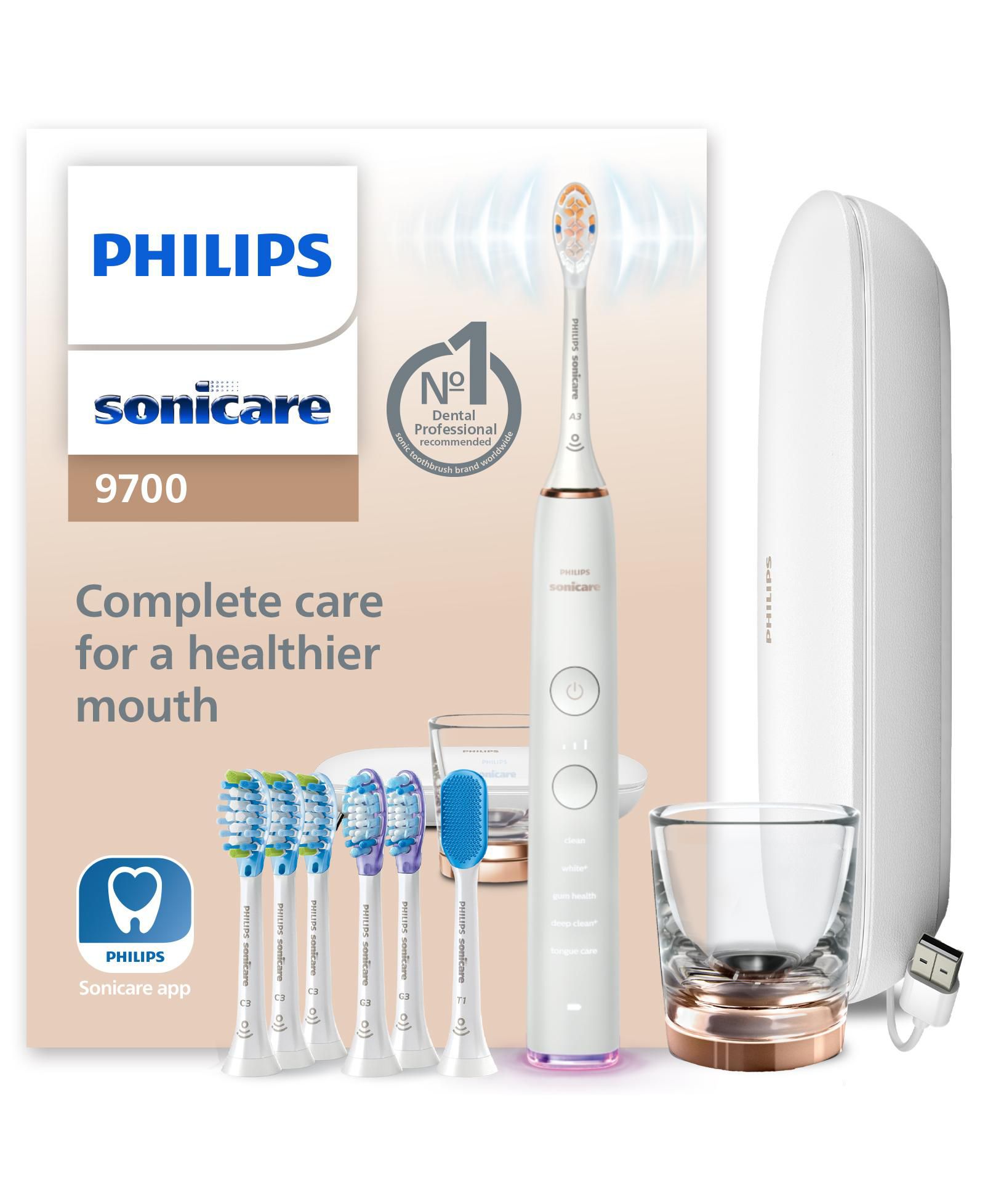 Philips DIAMONDCLEAN SMART 9700 ROSE GOLD