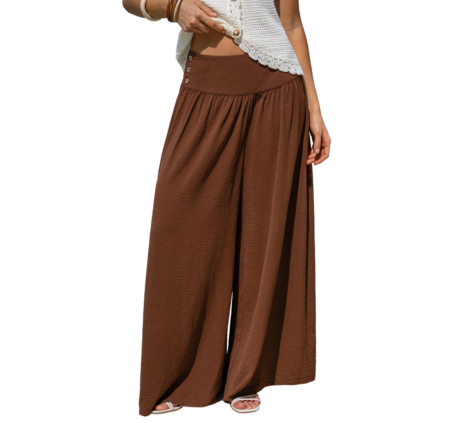 Cupshe Women's Peace Sign Pants