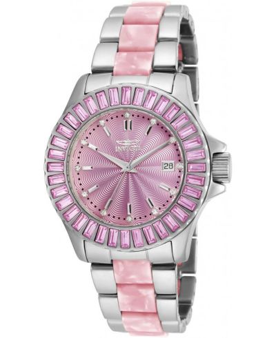 Invicta Women's 18875 Angel Quartz Pink Dial Watch