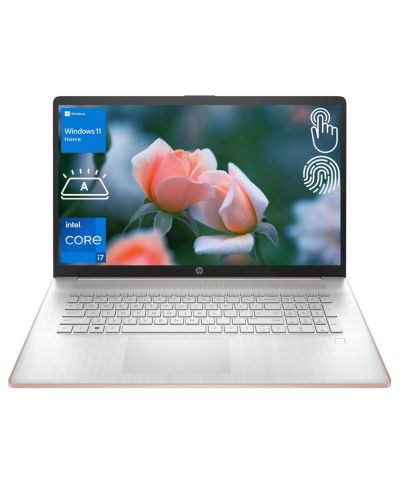 HP Essential 17.3" традиционный ноутбук Intel Core i7 32 ГБ ОЗУ Intel Iris Xe Graphics 1 ТБ SSD Windows 11 Home 60 Гц - розовый