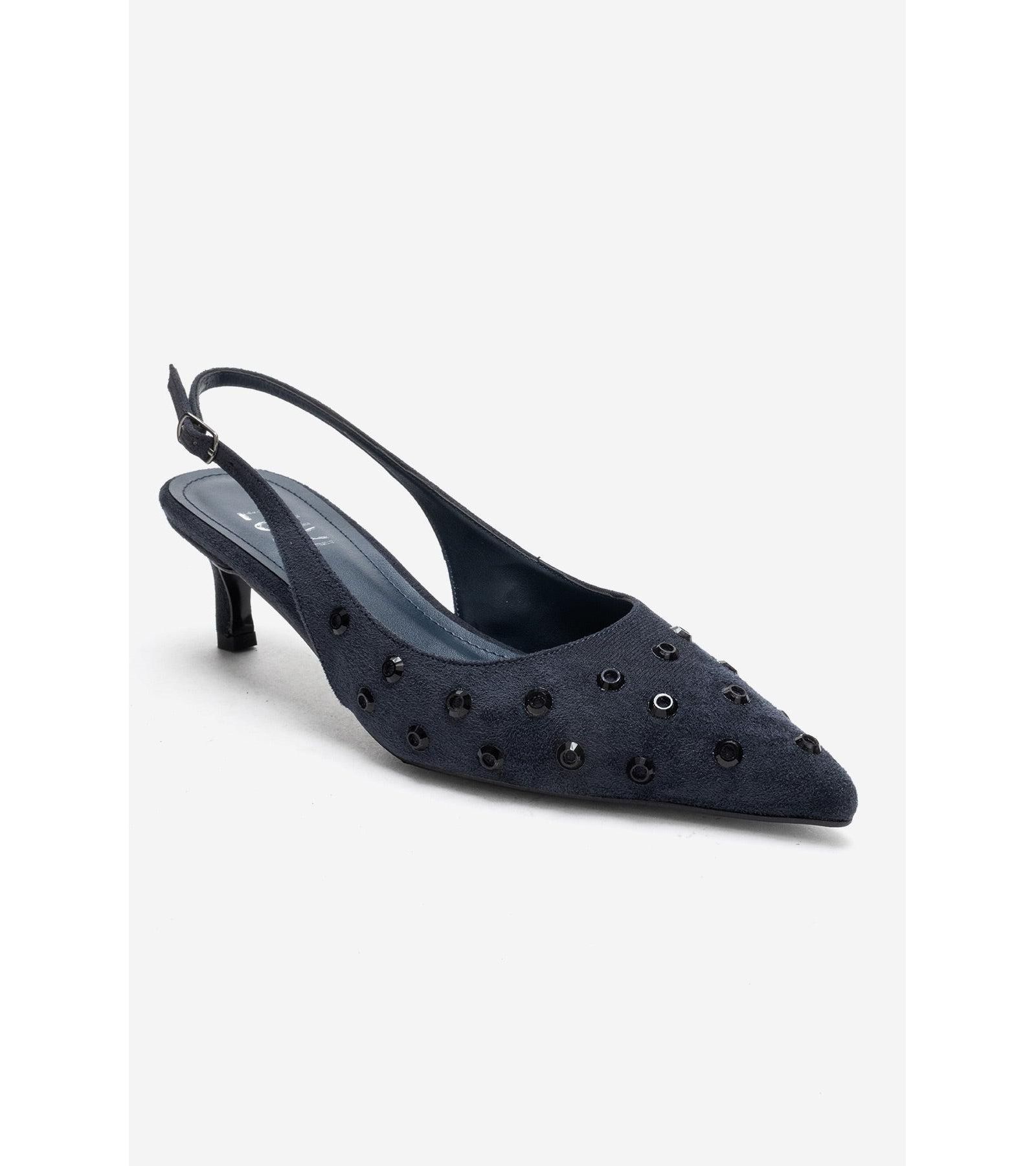 Женские Prologue Shoes Lorex Embellished Stiletto Slingback Pump