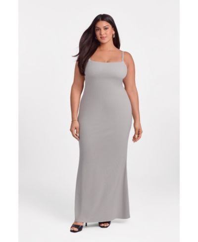 Женское платье-макси S3 Apparel Scoop Neck Ribbed Sculpting Cami