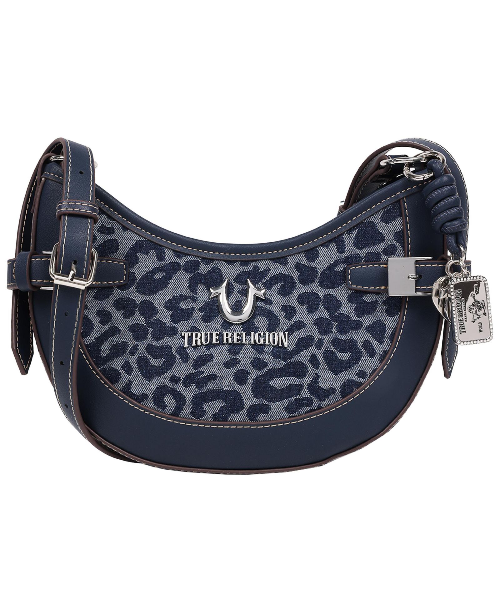 Сумка True Religion Blake Leopard Belted Hobo Bag