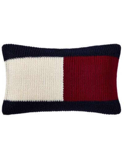 Декоративная подушка Tommy Hilfiger Rib Knit Flag 11" x 18"