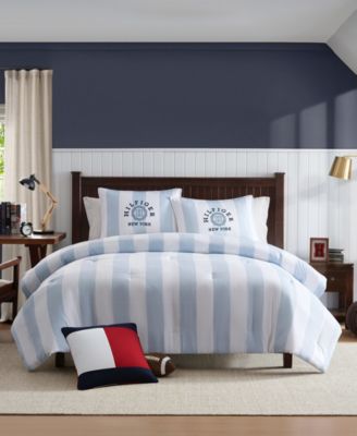 Tommy Hilfiger комплект постельного белья Berkeley Stripe из микрофибры, 3 предмета, Queen