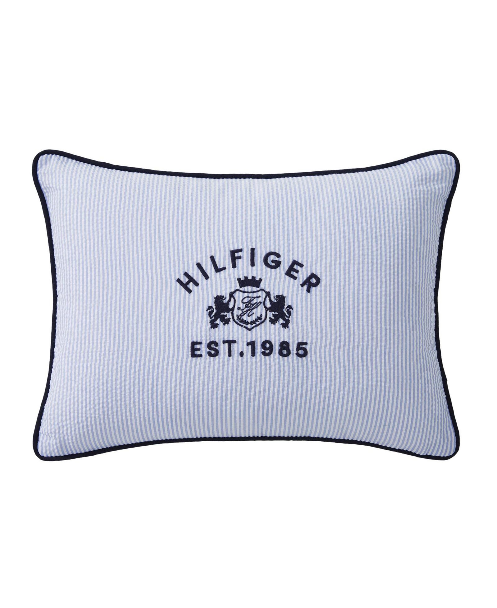 Декоративная подушка Tommy Hilfiger Crest Breakfast Seersucker 12" x 16"