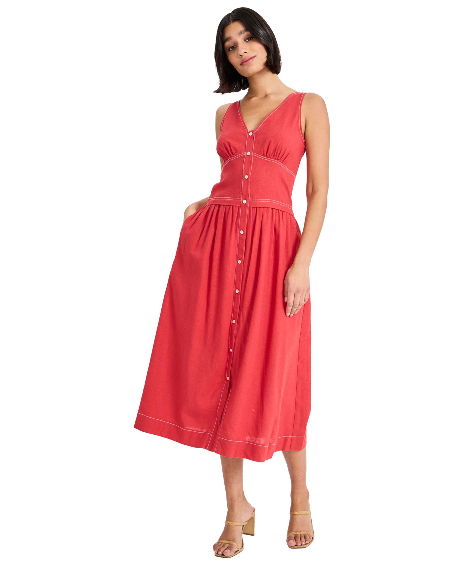 Donna Morgan Women’s Isla Lined Midi Dress