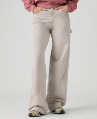 Levi's Women's Cinch-Waist Carpenter Lightweight Baggy Jeans