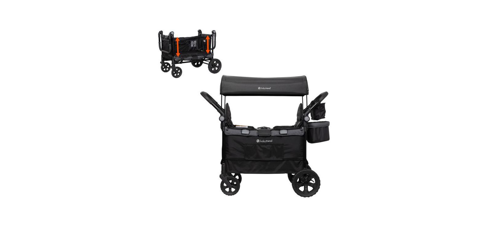 Baby Trend Kids Trend Quest 3-in-1 Stroller Wagon