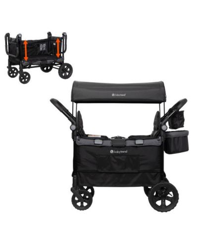 Baby Trend Kids Trend Quest 3-in-1 Stroller Wagon