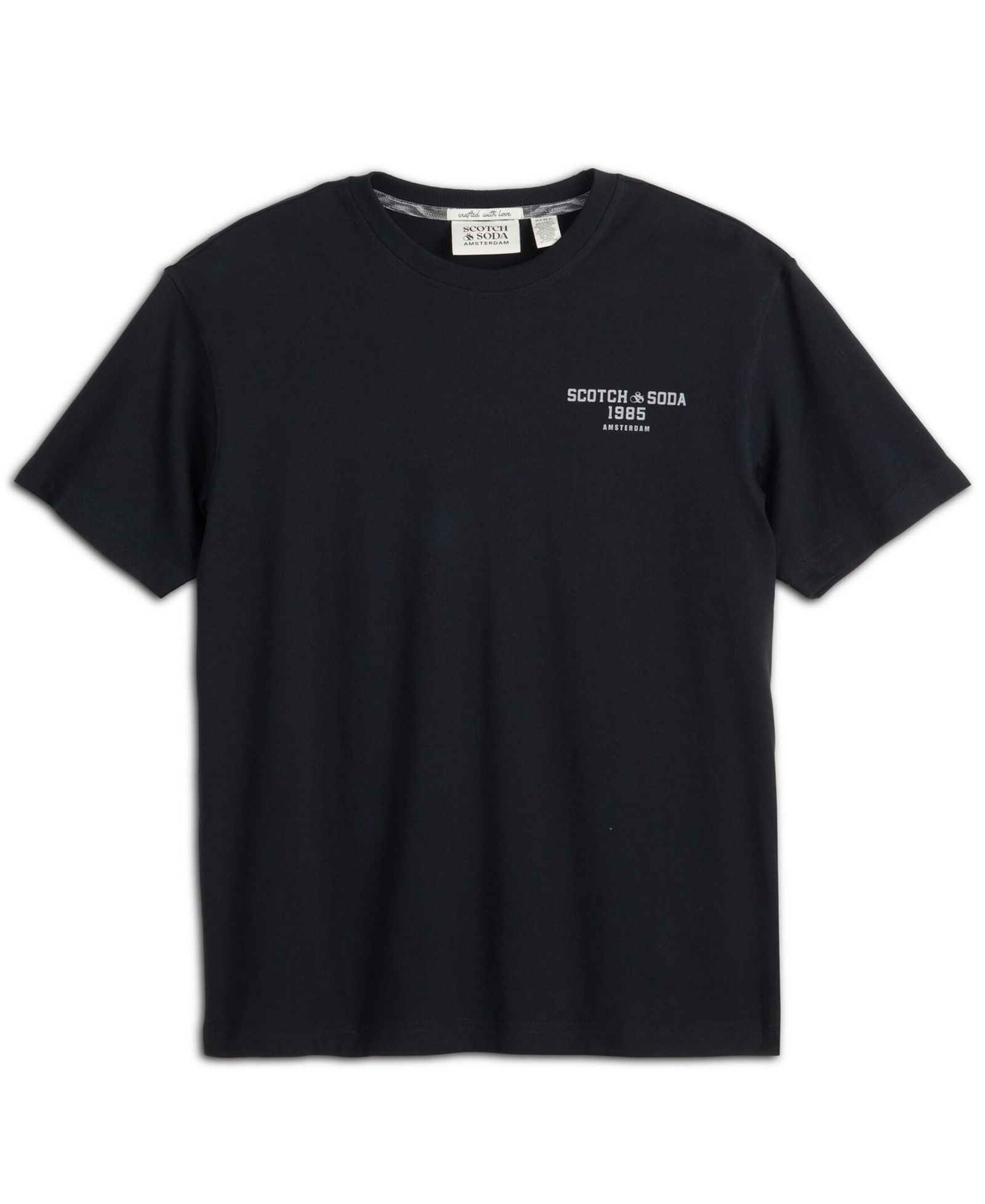 SCOTCH & SODA Men's Regular-Fit Logo Crewneck T-Shirt
