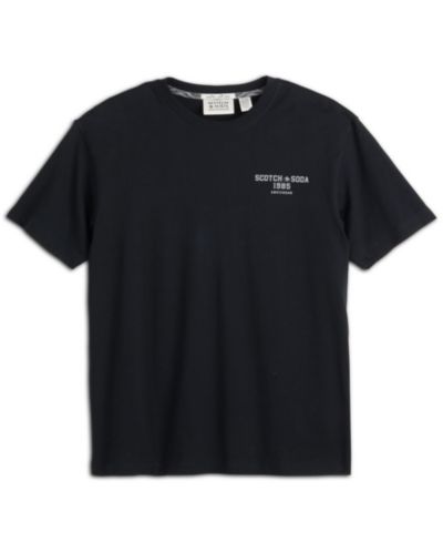 SCOTCH & SODA Men's Regular-Fit Logo Crewneck T-Shirt